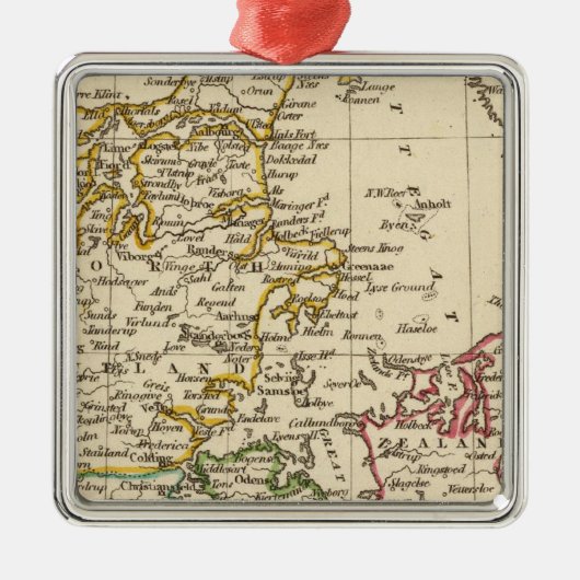 デンマーク13 メタルオーナメント (正面)