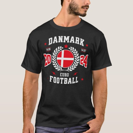 デンマーク2024サポーター Tシャツ (正面)