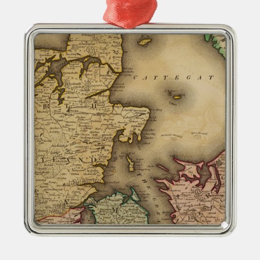 デンマーク2 メタルオーナメント (正面)