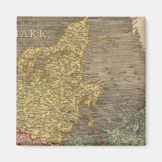 デンマーク4 マグネット (正面)