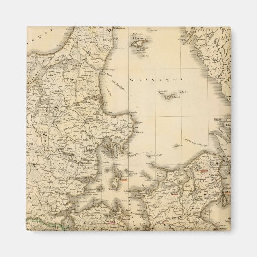 デンマーク7 マグネット (正面)