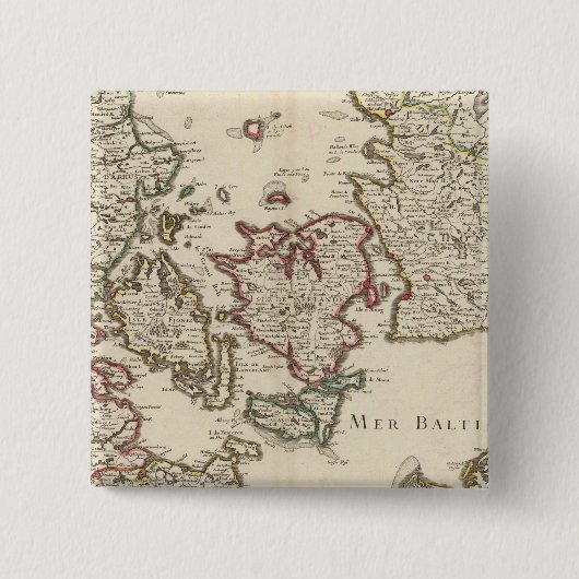 デンマーク7 缶バッジ (正面)