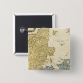 デンマーク·アトラス·マップ 缶バッジ (正面&裏面)