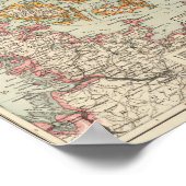 デンマーク、アルザス・ロレーヌ、パラティナート ポスター (角)