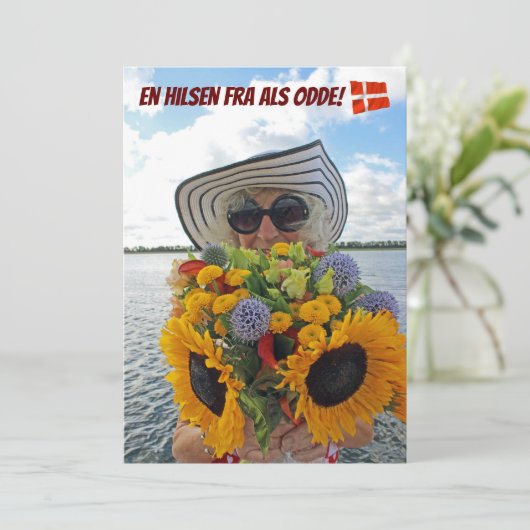 デンマーク、アルスオッデのグリーティングカード! カード (スタンド正面)