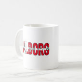 デンマーク,アルボルグ コーヒーマグカップ (正面左)