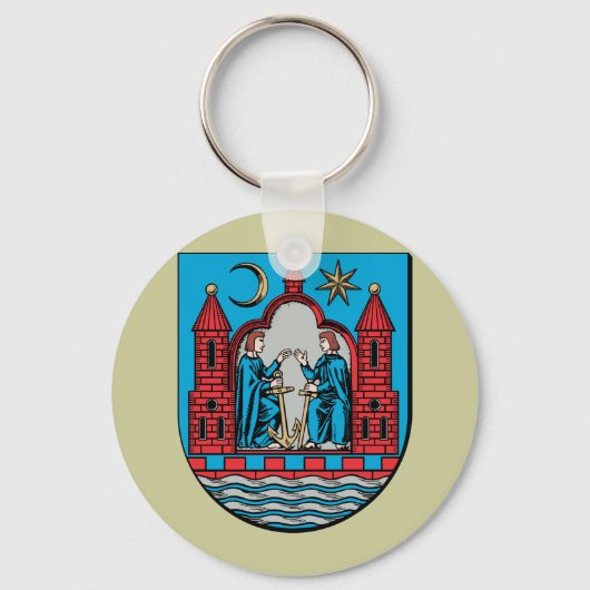 デンマーク，アーフス キーホルダー (正面)