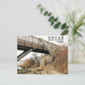 デンマーク、オスカー橋のはがき下に! ポストカード (スタンド正面)