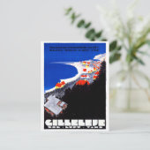 デンマーク・ギレエ復元ヴィンテージ旅行ポスター ポストカード (スタンド正面)