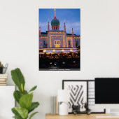 デンマーク，コペンハーゲンのチボリ庭園 ポスター (ホームオフィス)