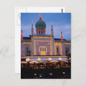 デンマーク，コペンハーゲンのチボリ庭園 ポストカード (正面/裏面)