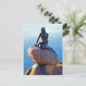 デンマーク、コペンハーゲンの人魚 ポストカード (スタンド正面)