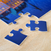 デンマーク，コペンハーゲンの夕日 ジグソーパズル (側面)