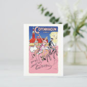 デンマーク，コペンハーゲンの自転車 ポストカード (スタンド正面)