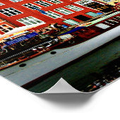 デンマーク，コペンハーゲン，ニハブン運河 ポスター (角)