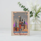 デンマーク，コペンハーゲン ポストカード (スタンド正面)