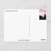 デンマーク,コペンハーゲン ポストカード (裏面)