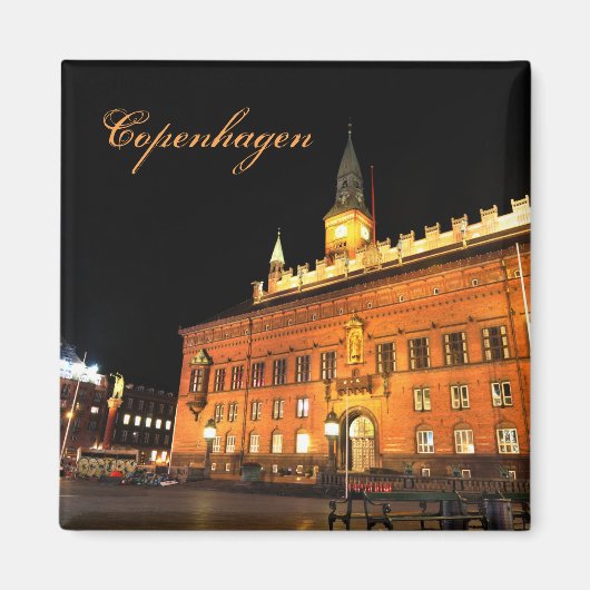 デンマーク，コペンハーゲン マグネット (正面)