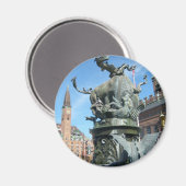 デンマーク，コペンハーゲン マグネット (正面/裏面)