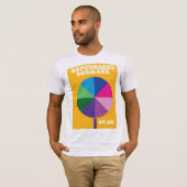デンマーク コペンハーゲン ヴィンテージ 旅行 ポスター Tシャツ (正面フル)