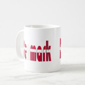 デンマーク コーヒーマグカップ (正面左)