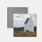 デンマーク、スカーゲン、教会の磁石を覆う！ マグネット (正面/裏面)