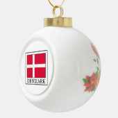 デンマーク セラミックボールオーナメント (右)