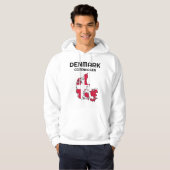 デンマーク、デンマーク国、デンマーク国旗、デンマーク パーカ (正面フル)