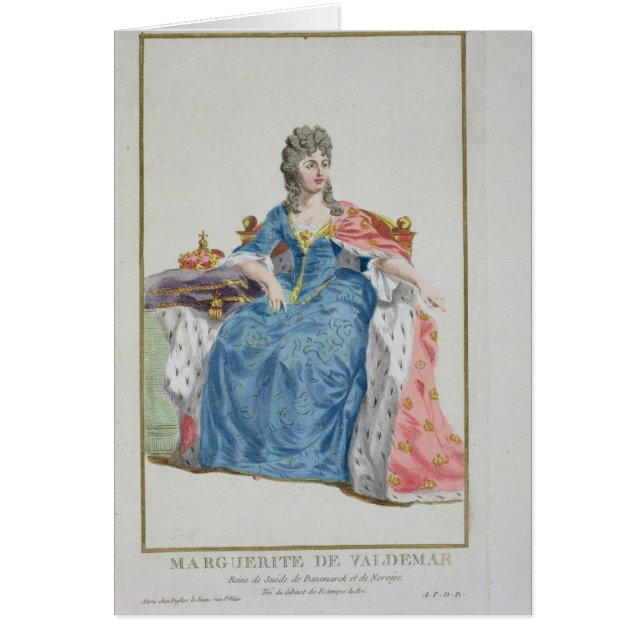 デンマーク、ノルウェーのマルグレットの(1353-1412年の)女王 (正面)