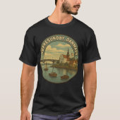 デンマーク ノレズンビー 橋 Tシャツ (正面)