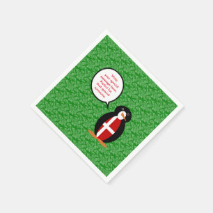 デンマーク・ホリデイミスター・ペンギン スタンダードカクテルナプキン