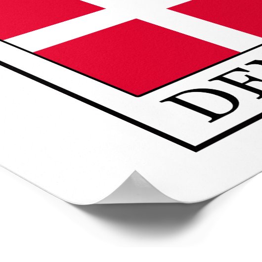 デンマーク ポスター (角)