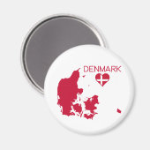 デンマーク マグネット (正面/裏面)