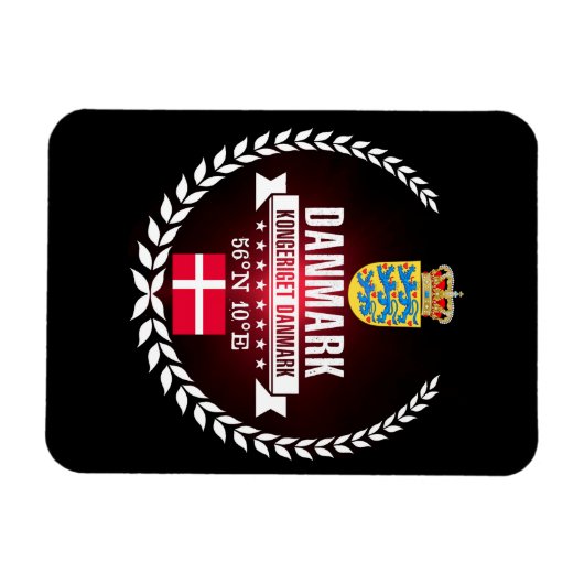 デンマーク マグネット (横)