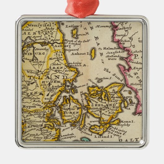 デンマーク メタルオーナメント (正面)