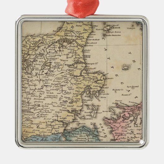 デンマーク メタルオーナメント (正面)