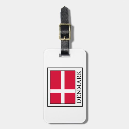 デンマーク ラゲッジタグ (正面縦)