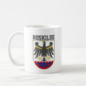 デンマーク,ロスキルドの紋章 コーヒーマグカップ (左)