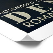 デンマーク、ローゼンボルグ城、中世ロマンス ポスター (角)