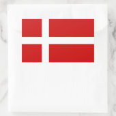 デンマーク 長方形シール (バッグ)