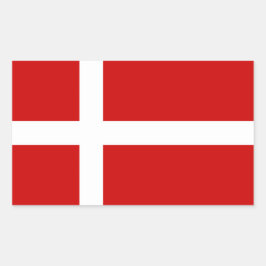 デンマーク 長方形シール