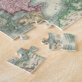 デンマーク(1801年)のヴィンテージの地図 ジグソーパズル (側面)