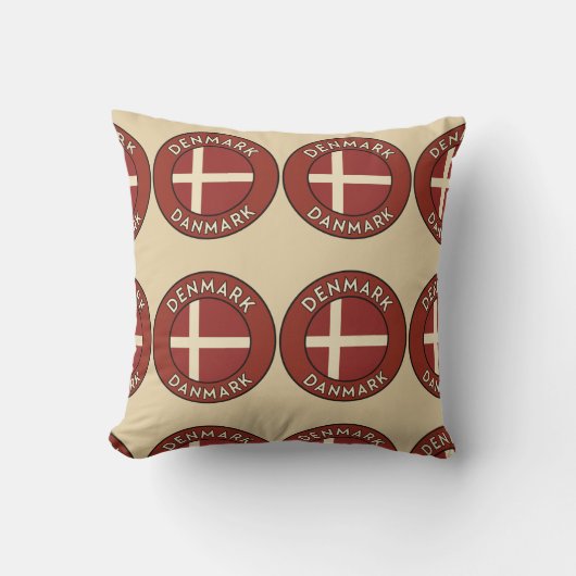 デンマーク Danmark  クッション (正面)