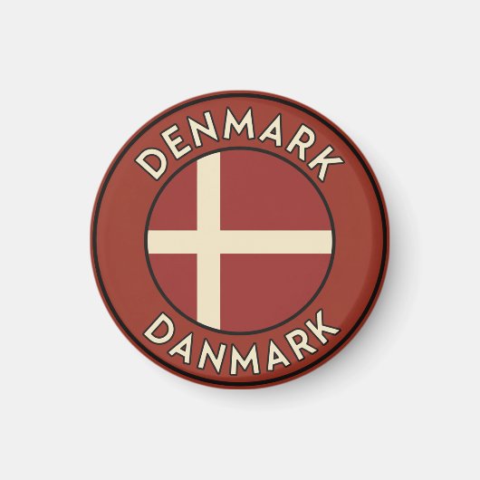 デンマーク Danmark マグネット (正面)