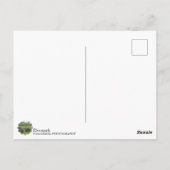 デンマーク、Hvolris 鉄器時代の村 ポストカード (裏面)