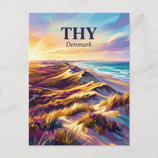 デンマーク Thy 国立公園 ポストカード (正面)