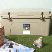 デンマーク「To ski」旅行ポスター シール (クーラー)