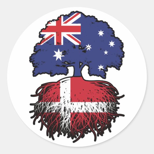 デンマークAustralian Tree Roots ラウンドシール (正面)