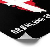 デンマークGreenland Not For Sale翻訳デンマーク ポスター (角)