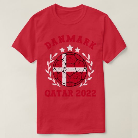 デンマークW杯1 Tシャツ (デザイン正面)